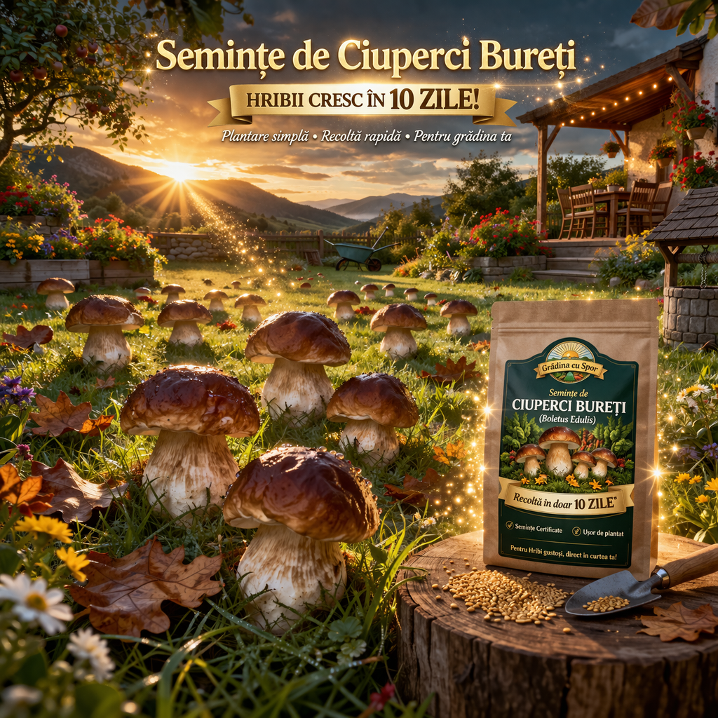 Semințe de Ciuperci Bureți