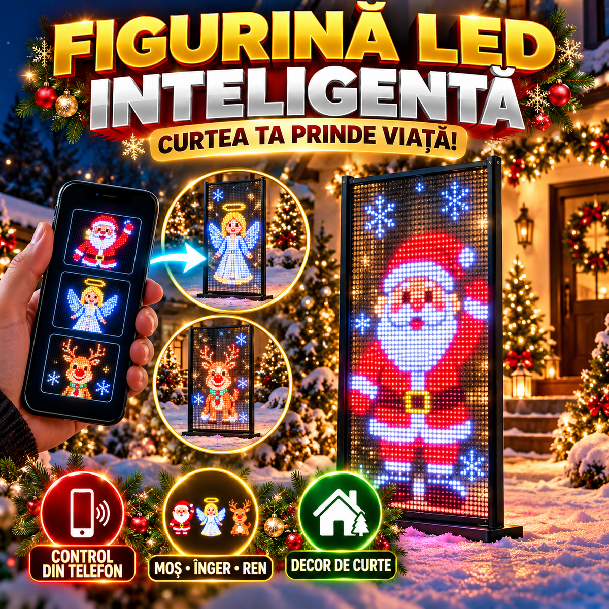 Figurină LED Inteligentă CurteMagic™
