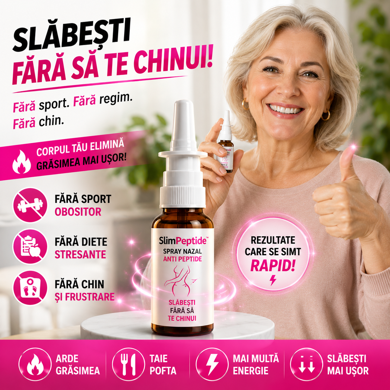 Spray nazal pentru slăbire SlimPeptide™