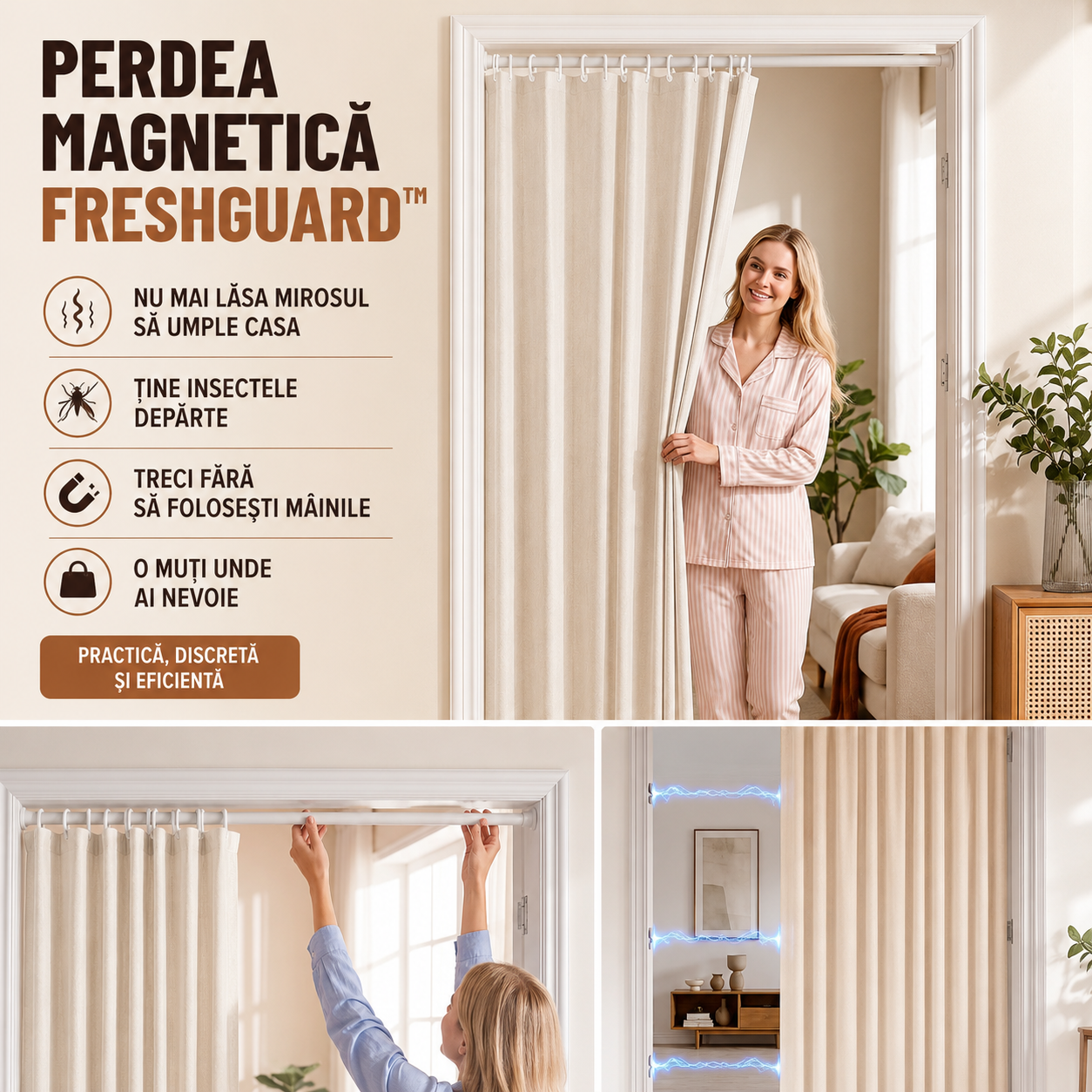 Perdea Magnetică FreshGuard™